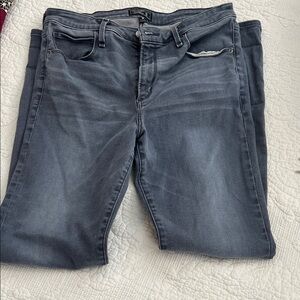 Abercrombie & Fitch Simone High Rise Jeans - Gray